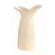 thumbnail image 3 of Jarrón decorativo de cerámica, soporte moderno para plantas, adorno de escritorio, jarrón decorativo hecho a mano para escritorio de boda, estante para chimenea Blanco, 3 of 8