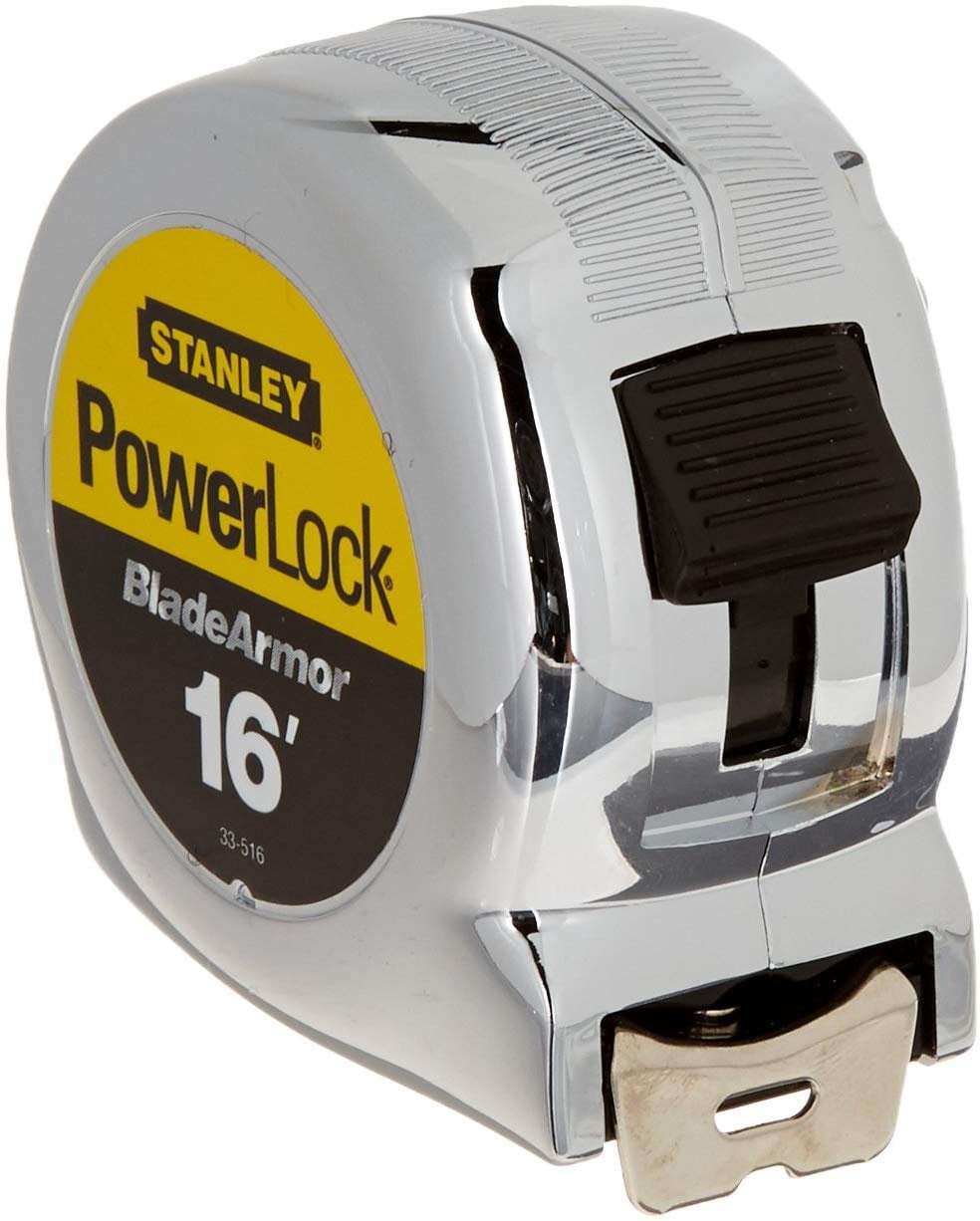 Stanley 33516 Powerlock Tape Rule Reinforced with Blade Armor Coating