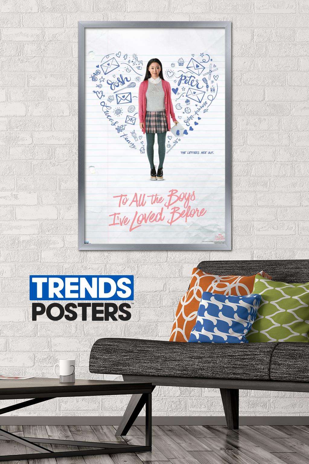 Netflix To All the Boys I've Loved Before - Key Art Wall Poster, 22.375" x 34", Framed