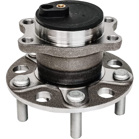 Detroit Axle - FWD Rear Wheel Bearing and Hub Assembly for 2007-2017 Jeep Compass Patriot, 2011-2014 Chrysler 200, 2007-2010 Sebring, 2008-2014 Dodge Avenger, 2007-2012 Caliber 5Lugs w/ABS