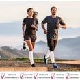 thumbnail image 3 of 6 Pairs Compression Socks for Women and Men Circulation, 20-30 mmhg Knee High Best Support for Athletic Running, Cycling, Hiking, Medical, Nurse, Recovery, 3 of 6