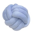 thumbnail image 1 of Cojín De Bola Con Nudo, Almohada Redonda Para Dormitorio, Sofá, Decoración Del Hogar, Color Azul, 1 of 9