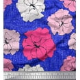 thumbnail image 1 of Soimoi polyester Crepe Fabric Carnation Floral Print Sewing Fabric Yard 42 Inch Wide, 1 of 1
