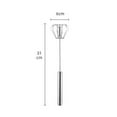 thumbnail image 3 of CAROOTU Food Grade Stainless Steel Automatic Eggbeater Press Down to Rotate & Mix Rotating Whisk Kitchen Baking Cooking Tools 10 Inches, 3 of 7