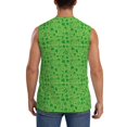 thumbnail image 4 of Pofeuu St Patrick's Day Print Men's Muscle T-Shirt, Sleeveless, Muscle Tank, Classic Muscle Tee Top For Men Casual Sleeveless Muscle T-Shirt Trendy Clothes-3X-Large, 4 of 7
