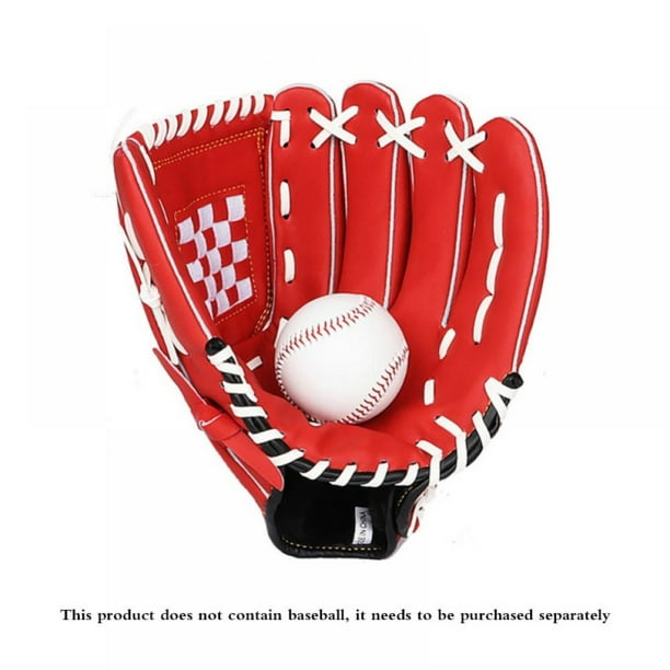 Baseball Gloves, Kids Teens Youth Durable PU Leather Softball Baseball Pitcher Mitt for Boys
