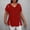 Red, variant on pstuiky Women'S Tops Casual Short Sleeve Solid Color Women'S Clothing Business Casual Loose Fit V-Neck Basic Tshirts Work Blouses for Women