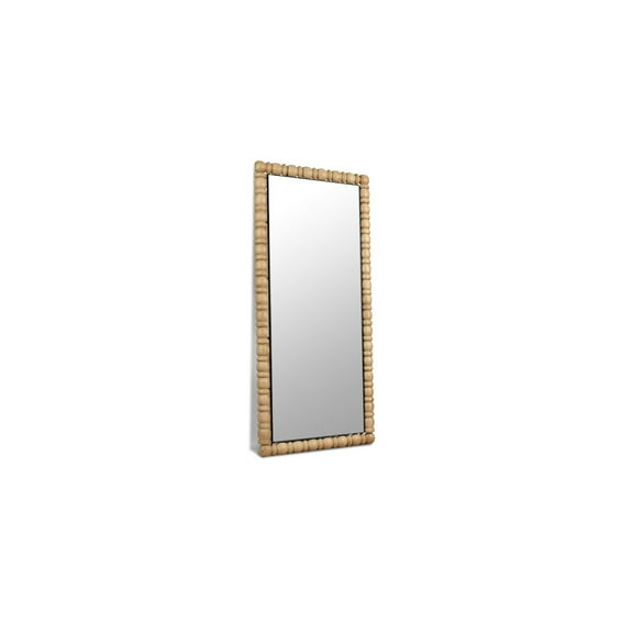 Meridian Furniture Aubrey Bleached Natural Oak Mirror