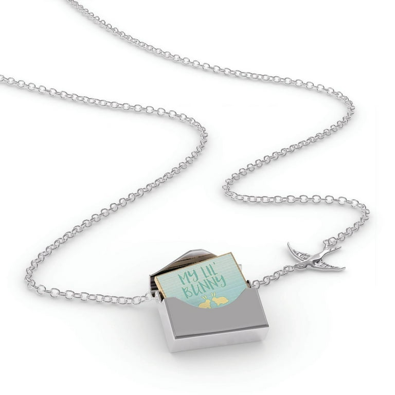 Bunny locket shop necklace