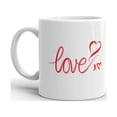 thumbnail image 2 of Love Word Inspirational Heart Coffee Tea Ceramic Mug Office Work Cup Gift 11 Oz, 2 of 3