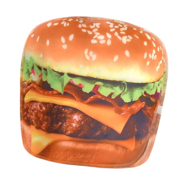 Accesorios para disfraz de hamburguesa, disfraz de Halloween para disfraces, cosplay y presentaciones en el escenario. para adultos