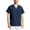 D-Navy, variant on Sleeve T Long Casual Men Dress Shirt Slim Fit Solid Comfy Brief Color Check Dress Shirt Men Breathable Mens Shirt Loose Big Mens Dress Shirts Blouse Men's Blouse