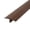 Brown, variant on Outwater Plastic T-molding 1-1/8 Inch Dark Chocolate Brown Flexible Polyethylene Center Barb Tee Moulding 250 Foot Coil