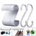thumbnail image 3 of pitrice 12 Pieces S Hooks Hanging Fixator Kitchen Utensil Storage Shelf Room Clothing Hanger Sundries Hangers for Home Using Silver 1Set, 3 of 6