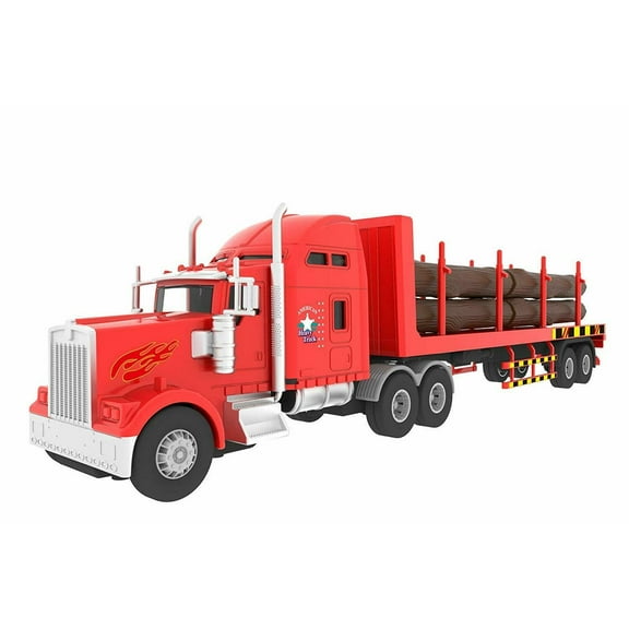 Big Rig Tractor Trailer Transport Toy Trucks Big Toy Truck Series Lumber Truck