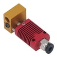 thumbnail image 4 of 3D Printer Extruder Head, Metal Hotend Kit Integrated Design Aluminum Alloy Shell Fast Cooling With 0.4mm Nozzle For ABS Nylon Filaments Red,Silver, 4 of 8