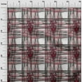 thumbnail image 2 of oneOone Viscose Jersey Fabric Swirl & Check Ikat Printed Fabric 1 Yard 60 Inch Wide, 2 of 5