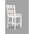 thumbnail image 4 of Vintage 6 Counter Height Dining , White Rectangular Table With Wine Area, Upholstered Chairs, Shelf And Drawer Wooden Table, Rack, Storage, 4 of 6