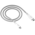 thumbnail image 2 of Onn. 6 FT./1.8 m USB-C to Lightning Braided Cable, 2 of 4