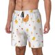thumbnail image 1 of Balery Funny Chicken Bañador para hombre, shorts de playa de secado rápido con entrepierna y forro de compresión-Small, 1 of 6