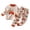 Khaki, variant on Gubotare Kids Christmas Pajamas 100% Cotton Toddler Girls Long Sleeve Elf Pjs Set Boys Xmas Jammies 3t-10t Red,Size 3-4 Years