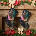thumbnail image 6 of Lsque Bird5 Pattern 18 Inch Christmas Stockings, Festive Holiday Stocking for Christmas Decorations Holiday Decor, 6 of 7