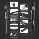 thumbnail image 4 of 3 Linternas Recargables con Indicador de Pupila y Regla, Luces LED para Enfermeras y Médicos, Luz /Cálida, Negro, 4 of 5