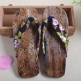 thumbnail image 2 of CRAFTHROU Slides for Girls Protective Clogs Paulownia Wood Multi 1 Pair, 2 of 7