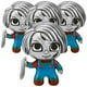 thumbnail image 1 of Dije muñeco de miedo plata fina CharmChucky 4Pzas Plata S925 Chapa Charm Separador Chucky Plateado Rojo, Verde y Azul, 1 of 5