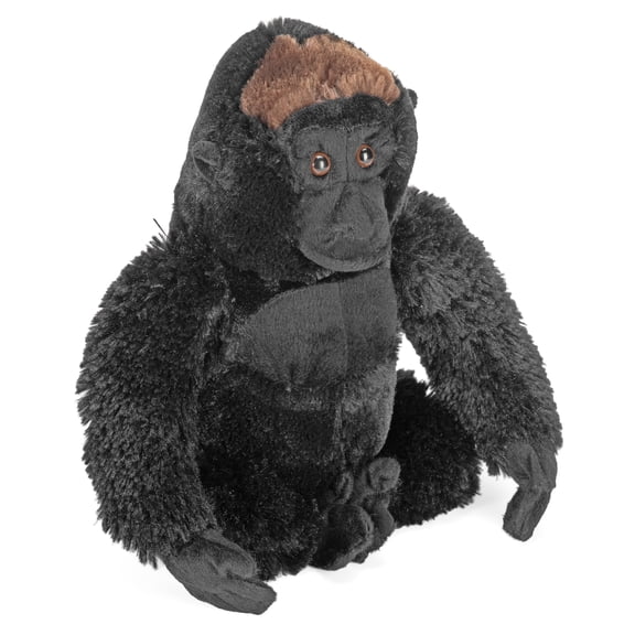 Wild Republic Silverback Gorilla Plush, Stuffed Animal, Plush Toy, Gifts for Kids, Cuddlekins 12 Inches