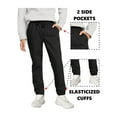 thumbnail image 3 of 3-Pack Boy's Slim Fitting Cotton Stretch Classic Twill Joggers, 3 of 5