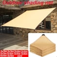 thumbnail image 2 of Red de sombreado Beige, protección UV, cobertizo de plantas, sombrilla para exteriores, malla, protector solar de tela HDPE, 2 of 4