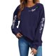 thumbnail image 5 of Camiseta con Capucha de Cuello Redondo Impresa Casual de Navidad para la Fiesta de Vacaciones de Invierno Diaria, 5 of 5