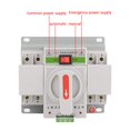 thumbnail image 5 of Mini interruptor de transferencia automática de doble potencia 2P 63A 220V interruptor de palanca interruptor de cambio automático de doble potencia disyuntor operación silenciosa, 5 of 5