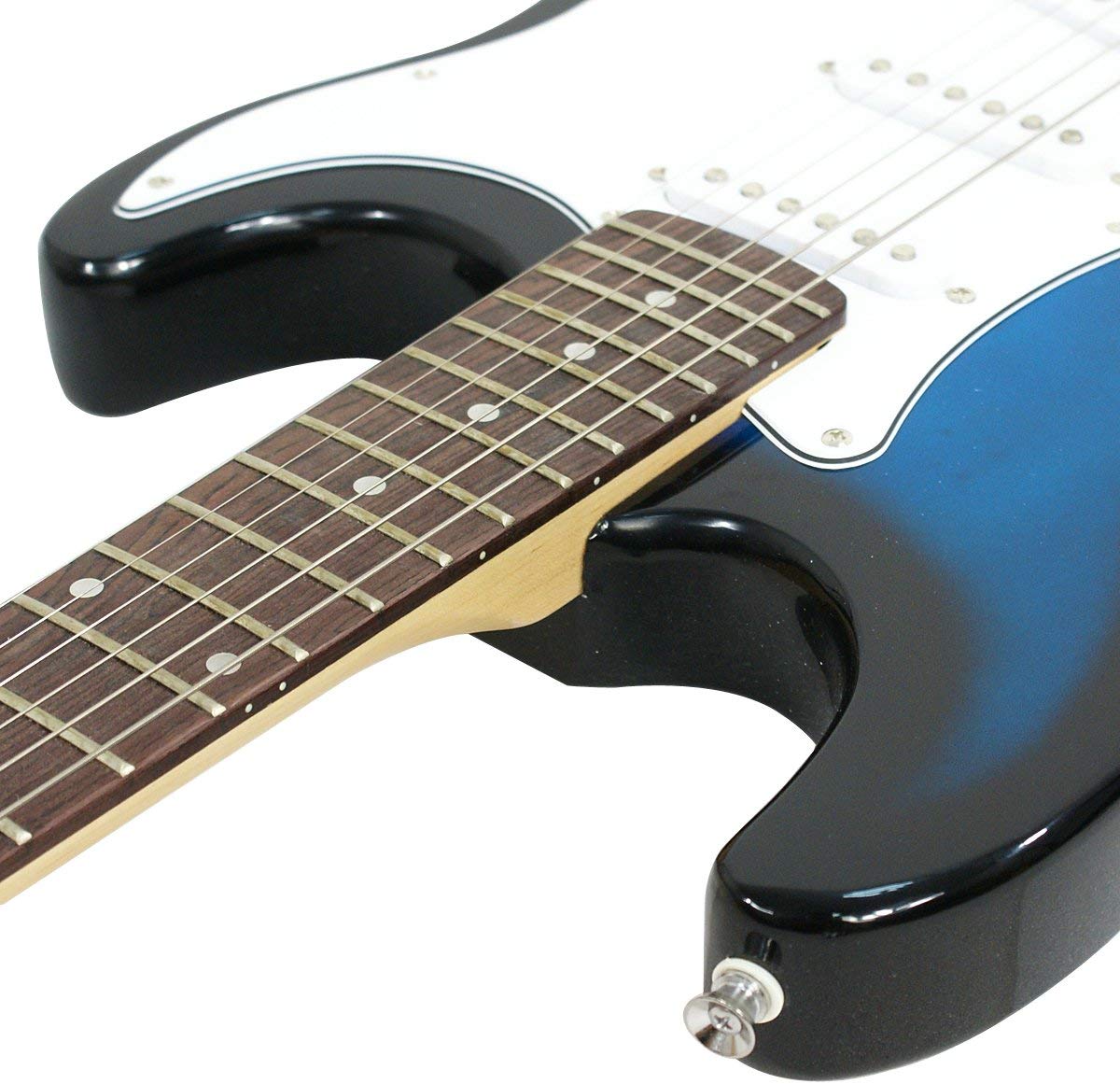 ZenStyle 39in Full Size Electric Guitar Starter Kit Blue photo 5
