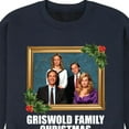 thumbnail image 3 of National Lampoon's Christmas Vacation - Classic Holiday Portrait - Men's Crew Neck Fleece Pullover, 3 of 5