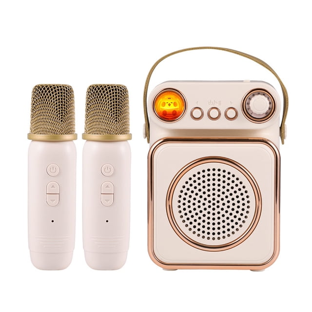 Altavoz Bluetooth inteligente Micrófono inalámbrico Audio K-song Micrófono integrado para niños Hogar Portátil Exterior