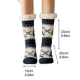 thumbnail image 3 of Lumtrix Women's & Men's Christmas Fuzzy Slipper Socks with Grippers Super Soft Warm Fleece Lined Cozy Home Socks Winter Gifts K One Size, 3 of 5
