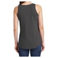 thumbnail image 2 of Yellow Rooster Women's Core Cotton Tank Top Charcoal XL, 2 of 6