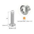 thumbnail image 2 of #10-24x3/4" Button Head Socket Cap Screws, 50 Pack 304 Stainless Steel Screws, 2 of 5