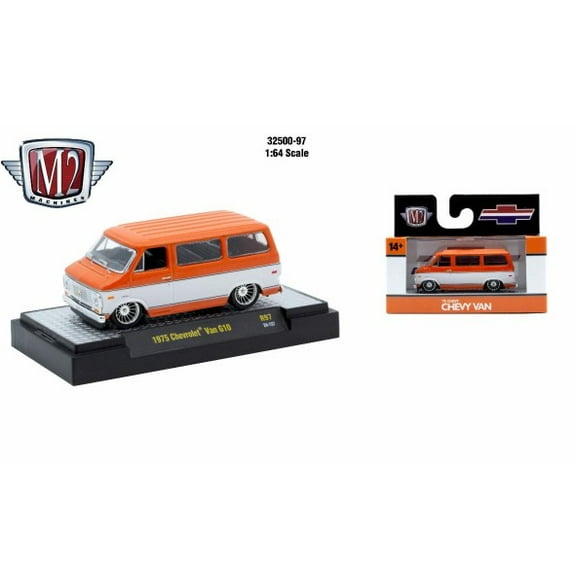 M2 Machines Autothentics Rel 97 1:64 1975 Chevrolet Van G10