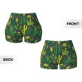 thumbnail image 5 of Lsque Cactus 1 Pattern High Waisted Biker Shorts for Women-Tummy Control Fitness Athletic Workout Running Yoga Gym Shorts,Moisture-Wicking-X-Large, 5 of 9
