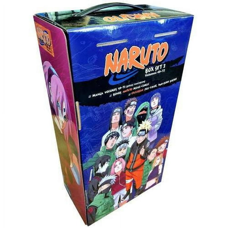 Naruto Graphic Novels Box Set 3: Volumes 49-72 with Premium
