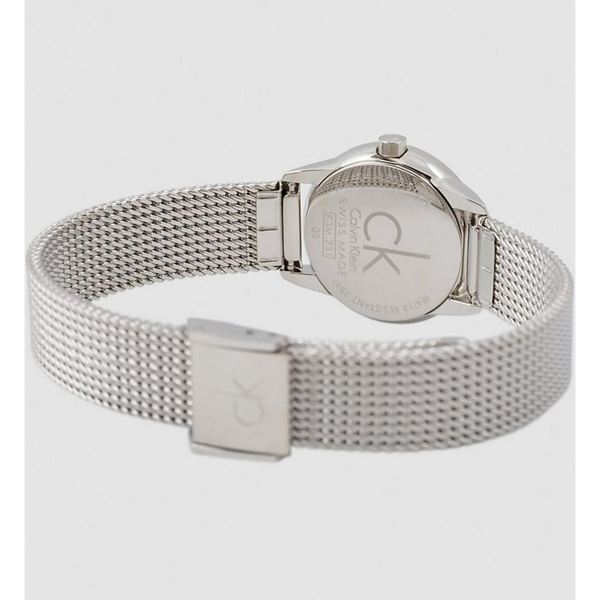 CALVIN KLEIN Minimal Quartz Grey Dial Ladies Watch K3M23124 Walmart