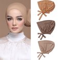 thumbnail image 6 of Women Hijab Caps Underscarf Turban Caps Skull Caps Soft Beanie Sleep Hats for Long Hair Men Women, 6 of 8
