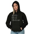 thumbnail image 3 of Make Good Choices Motivational Gym Unisex Plus Fleece Graphic Hoodie Brisco Brands 2X, 3 of 5