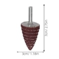 thumbnail image 2 of HEALEEP 8 Pcs Têtes de Broyage en Métal pour Outils d'Atelier Rouge Foncé, 2 of 8