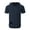 24H Navy, variant on ZIMEGO Men's Short Sleeve Hoodie - Vintage Color Dyed Pullover Hooded Henley Shirt