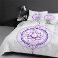 thumbnail image 2 of 3D Geometry Pattern Duvet Covercm 3D Print Microfiber Adults Children with 2 Pillowcases Double Bedding Set with Zipper, 2 of 5