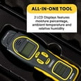 thumbnail image 4 of General Tools MMH800 4-In-1 Combo Moisture Meter, Pin Type or Pinless, Temperature and Humidity, Dual LCD Displays, Audible Al, 4 of 6